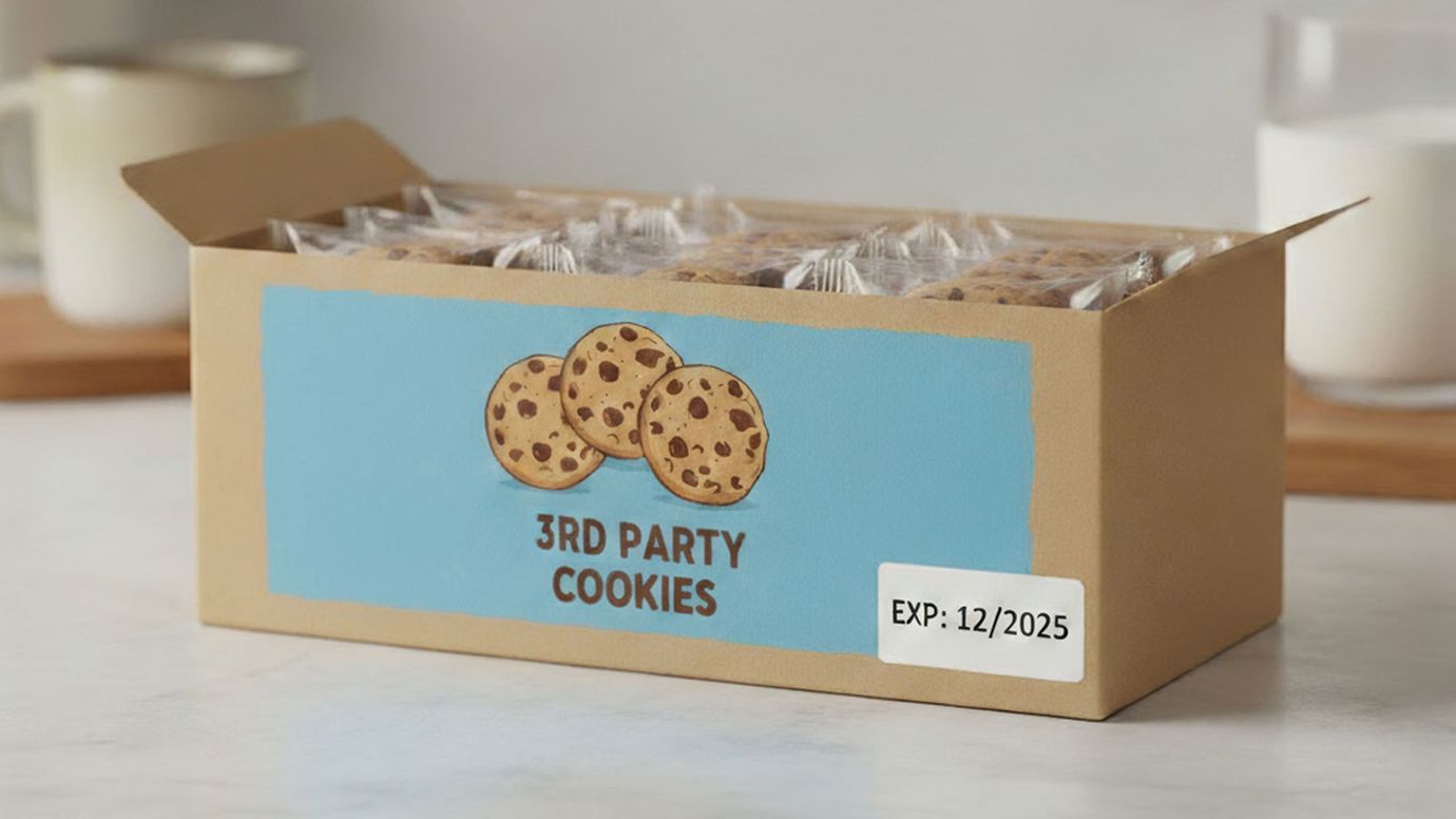 eine Packung Cookies die Ende 2025 abläuft