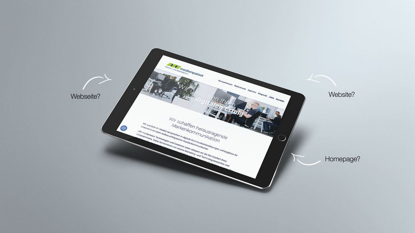 Was ist der Unterschied zwischen Homepage, Webseite und Website?