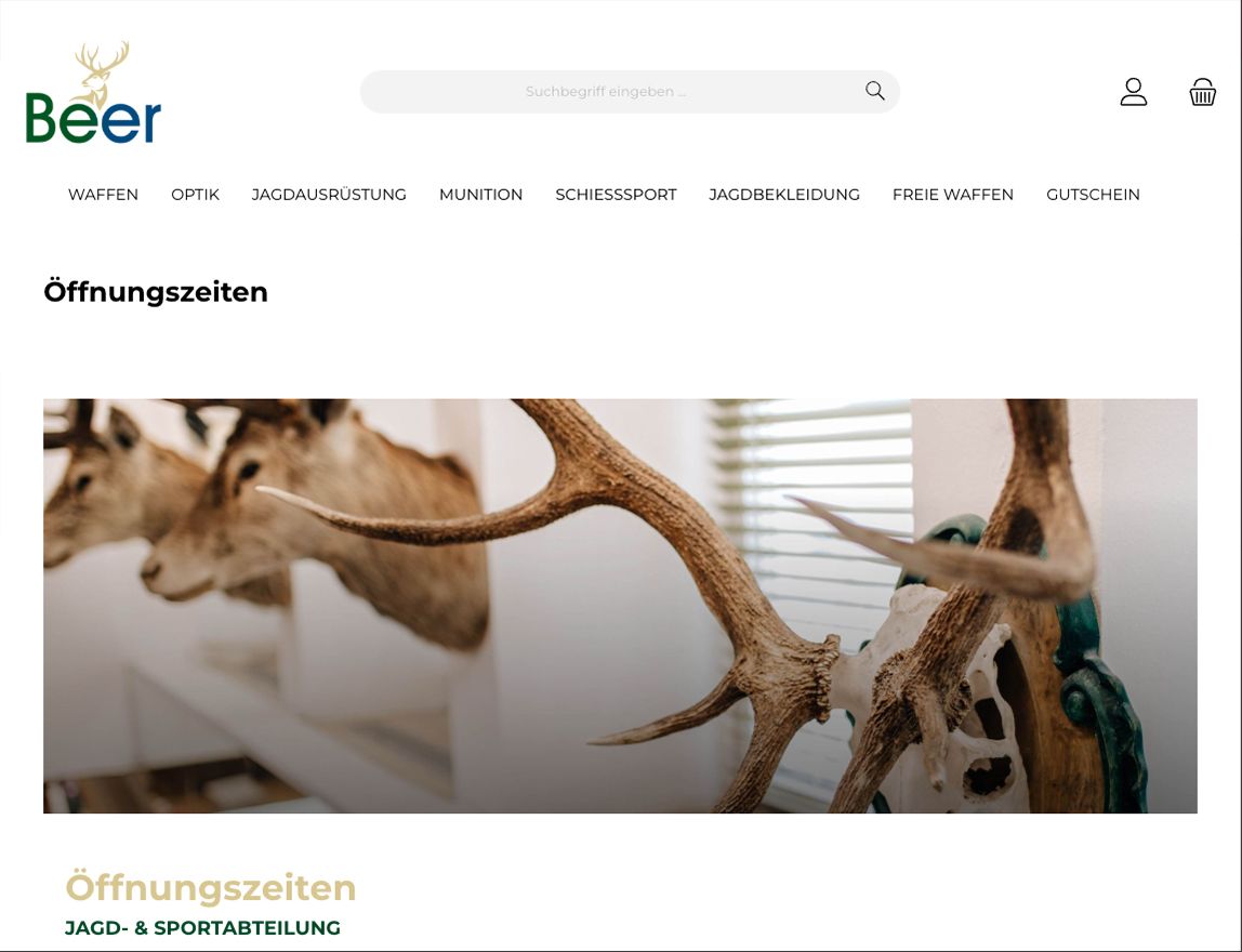 Screenshot vom Projekt Waffen Beer