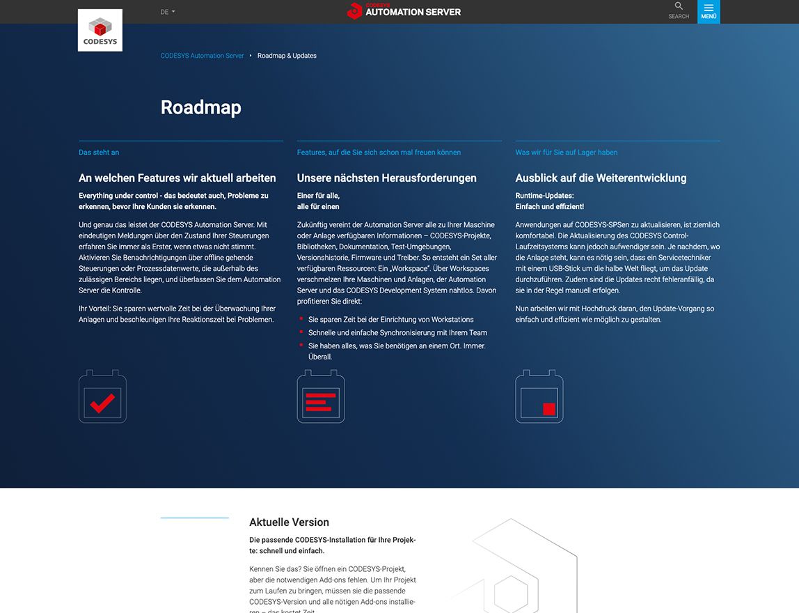 Screenshot vom Projekt Codesys