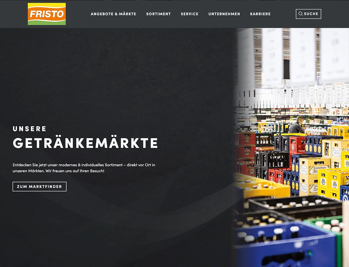 Screenshot vom Projekt Fristo