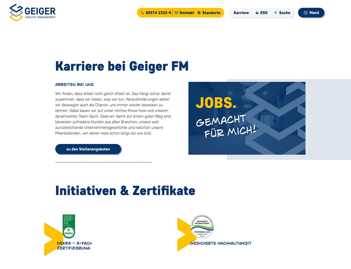 Screenshot vom Projekt GeigerFM