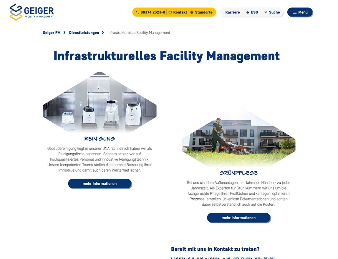 Screenshot vom Projekt GeigerFM