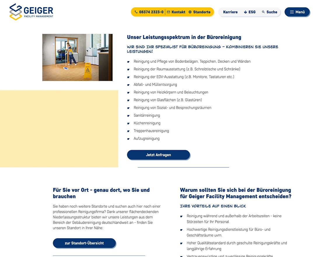 Screenshot vom Projekt GeigerFM