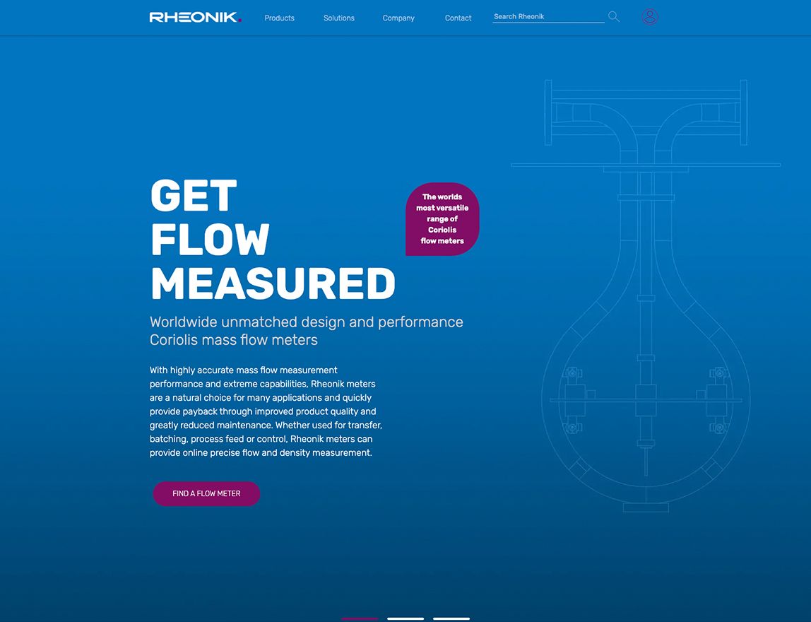 Screenshot vom Projekt Rheonik