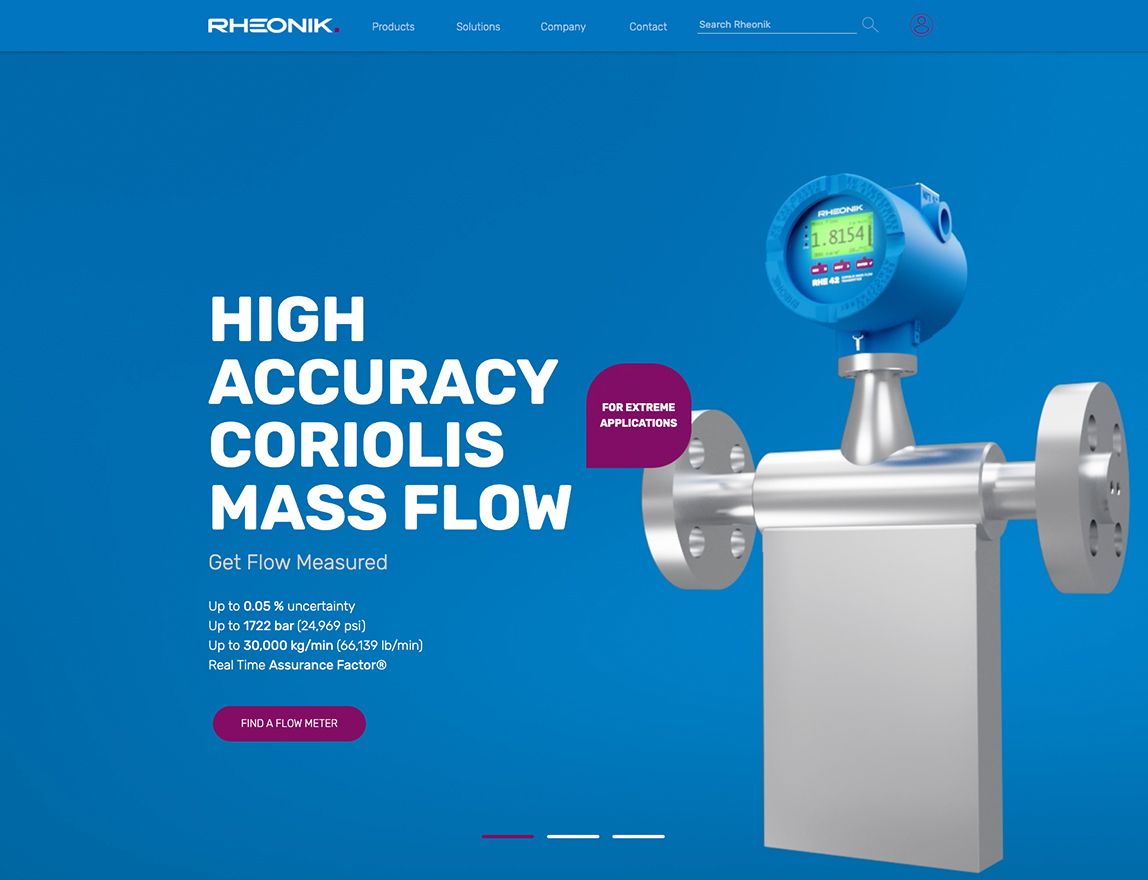 Screenshot vom Projekt Rheonik