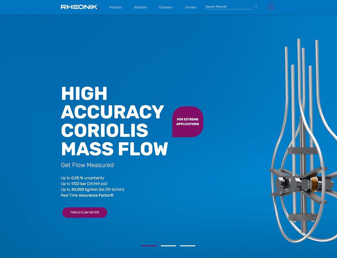 Screenshot vom Projekt Rheonik