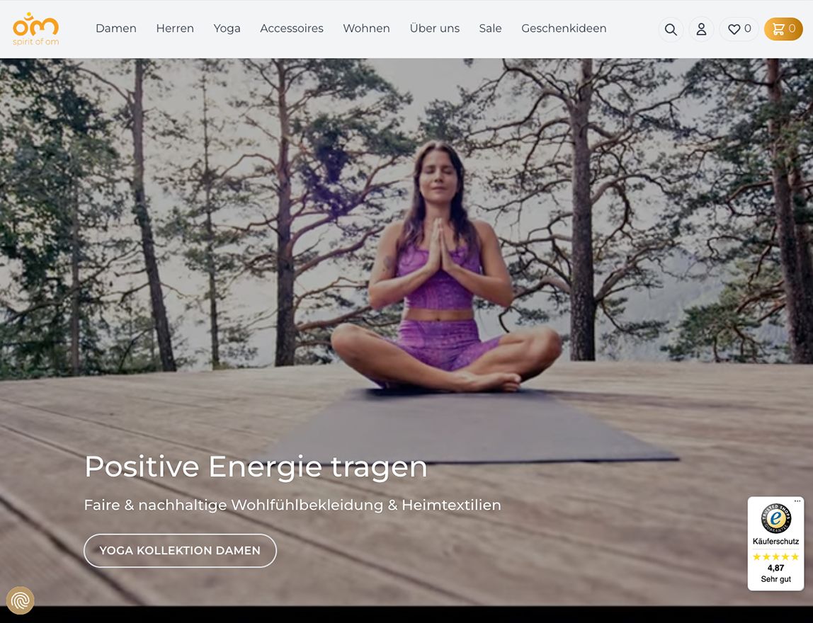 Screenshot vom Projekt Spirit of Om