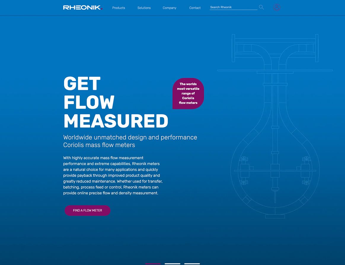 Screenshot vom Projekt Rheonik