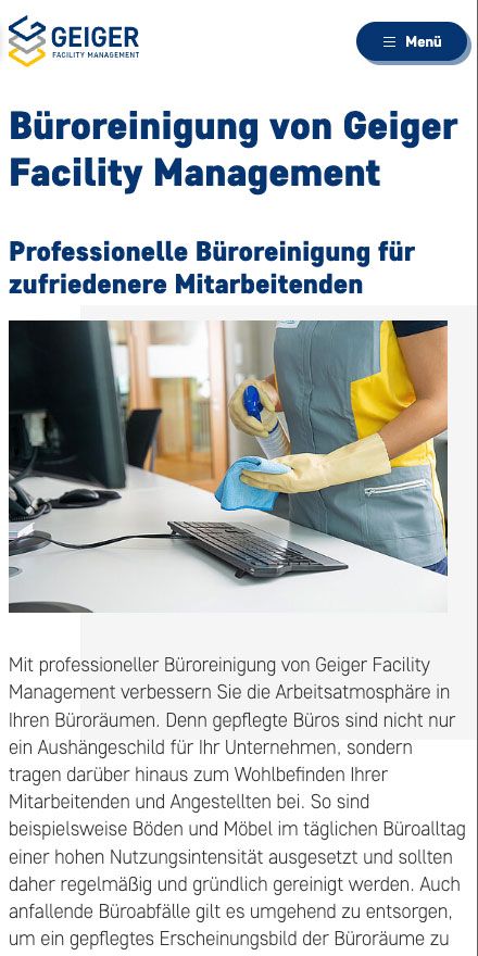 Screenshot vom Projekt GeigerFM