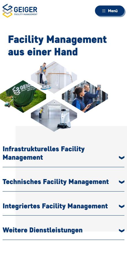 Screenshot vom Projekt GeigerFM