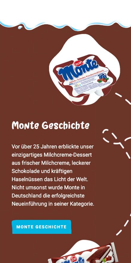 Screenshot vom Projekt Zott Monte