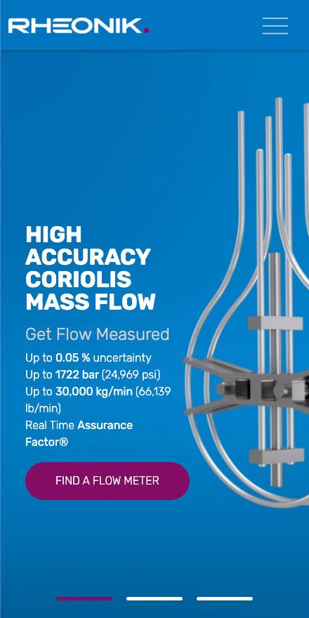 Screenshot vom Projekt Rheonik