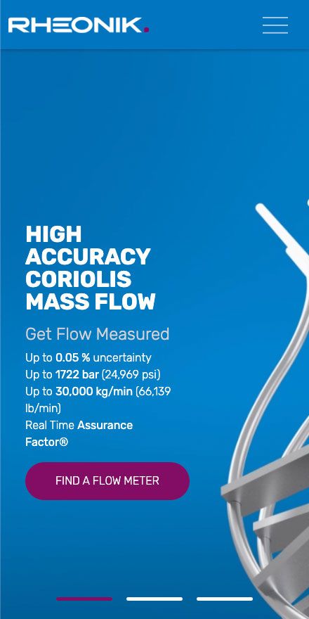 Screenshot vom Projekt Rheonik