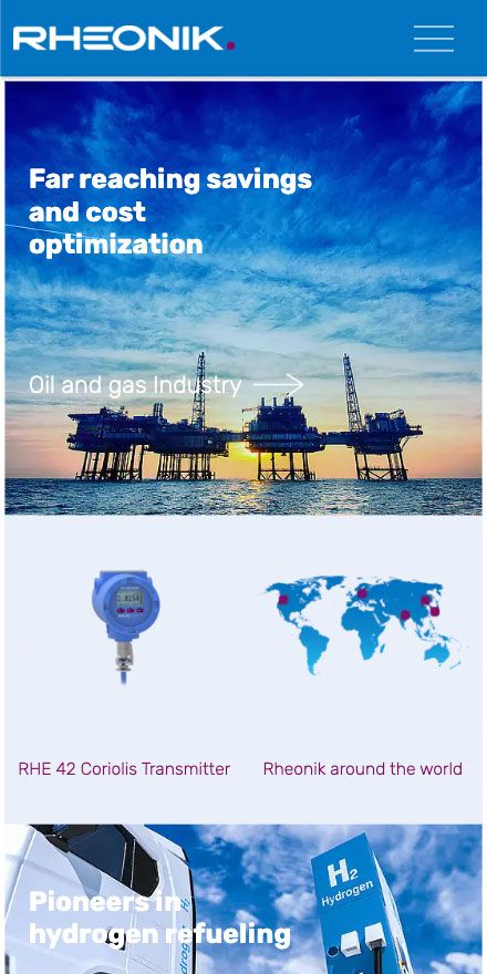 Screenshot vom Projekt Rheonik