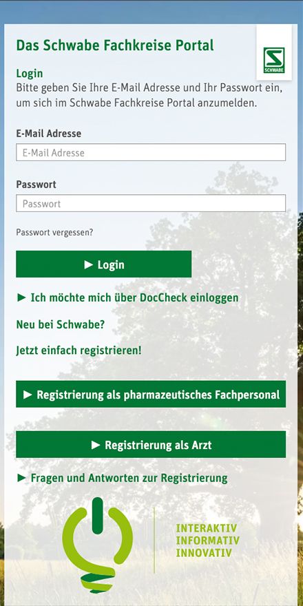 Screenshot vom Projekt Schwabe Fackkreise