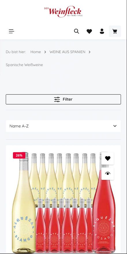 Screenshot vom Projekt Der Weinfleck