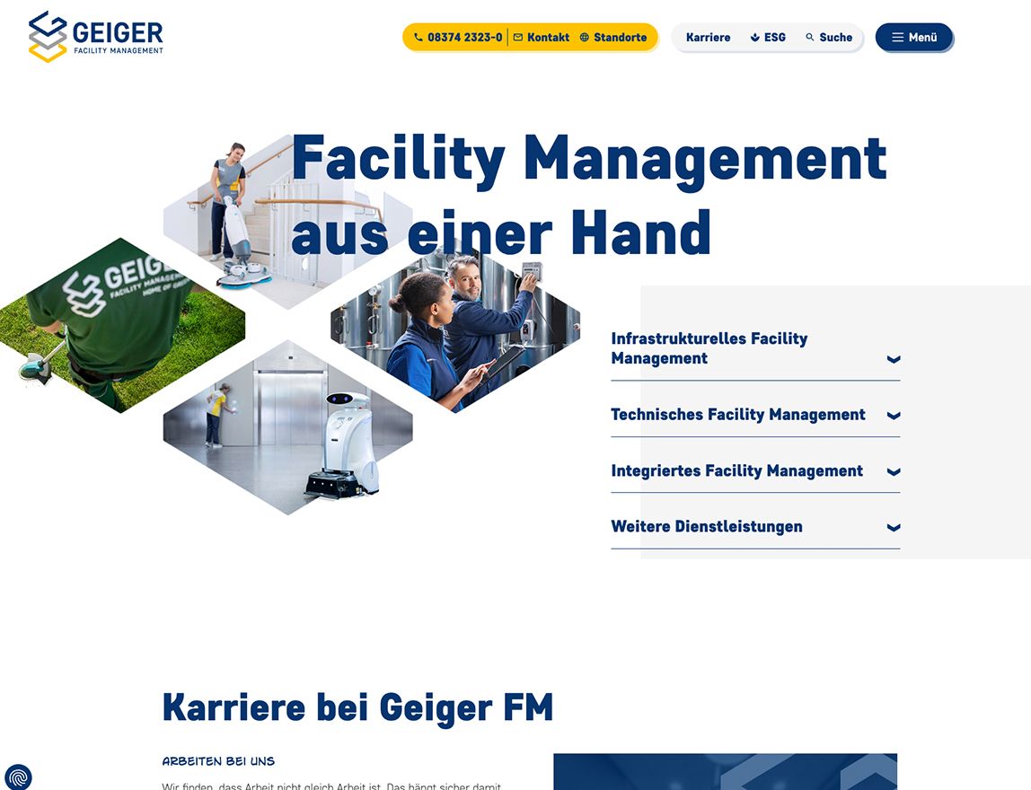 Webdesign für Geiger FM